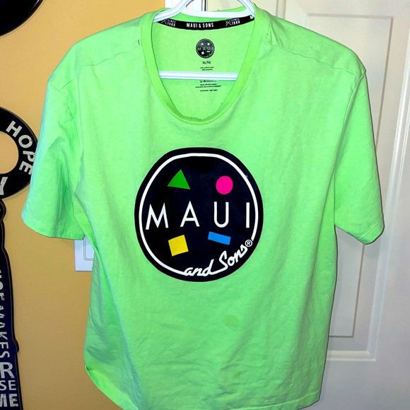 Maui and Sons Fun T-Shirt in gorgeous Green - Picture 4 of 5